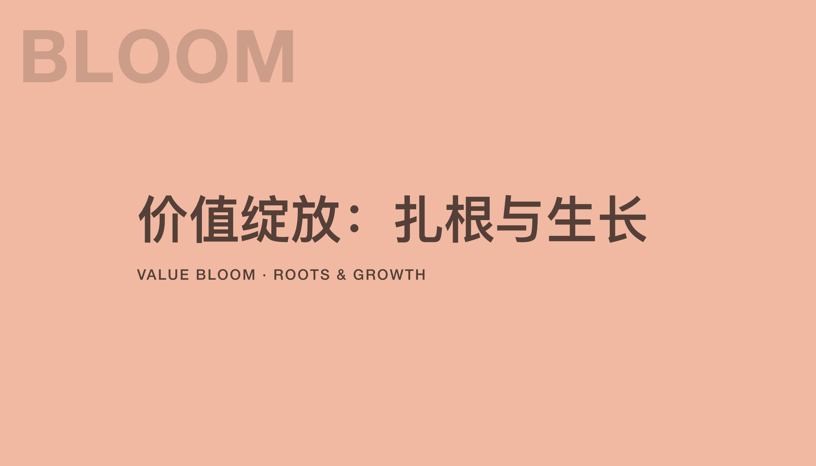 罗茜 &middot; 价值绽放 扎根与生长